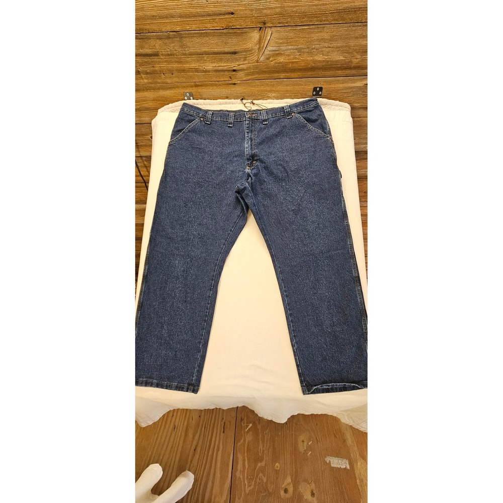 Wrangler Mens Carpenter Jeans Dark Wash Denim Utility Pants‎ 44x30 1094LXWDV